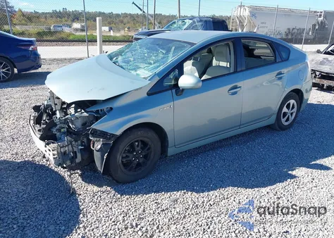 2012 Toyota Prius Two из США, поврежденный, VIN JTDKN3DU3C5437877